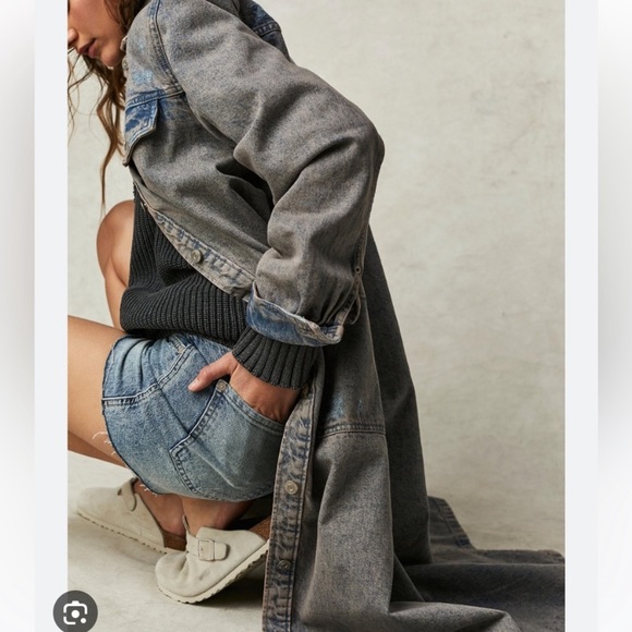 Free People Denim Jeans Duster - Picture 3 of 12
